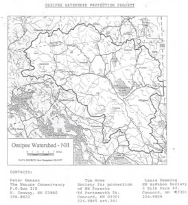 Ossipee Watershed Protection Project Map 1998