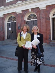 Blair Folts and Esther Folts following the EPA Award ceremony
