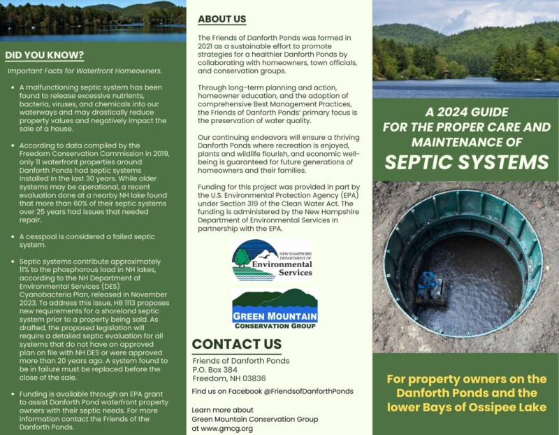 View of Friends of Danforth Ponds Septic Program - Green Mountain Conservation ...
